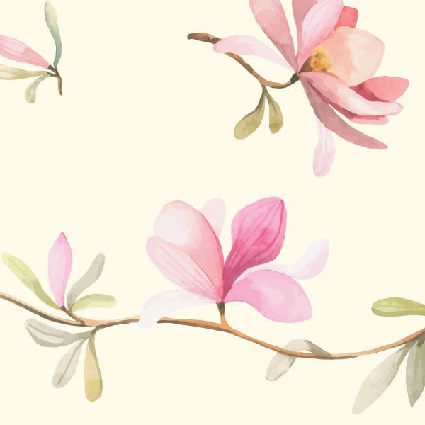 Papel de Parede Adesivo Cerejeira Rosa