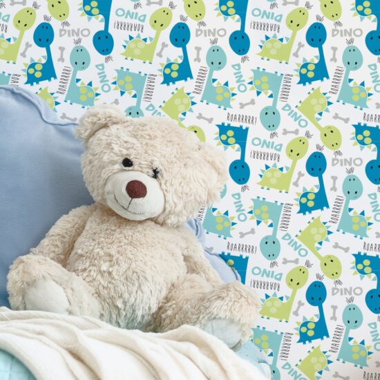 Papel de Parede Infantil Azul