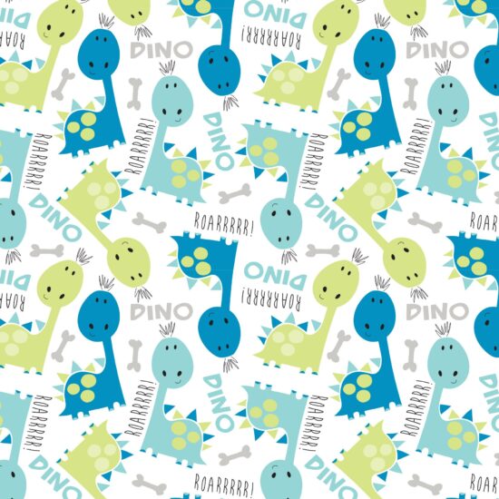 Papel de Parede Adesivo Dinossauro Infantil 2,70×0,57m
