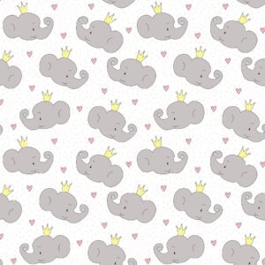 Papel de Parede Adesivo Infantil Elefante