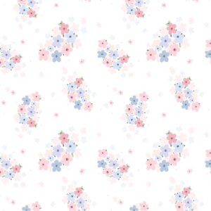 Papel de Parede Adesivo Infantil Flores