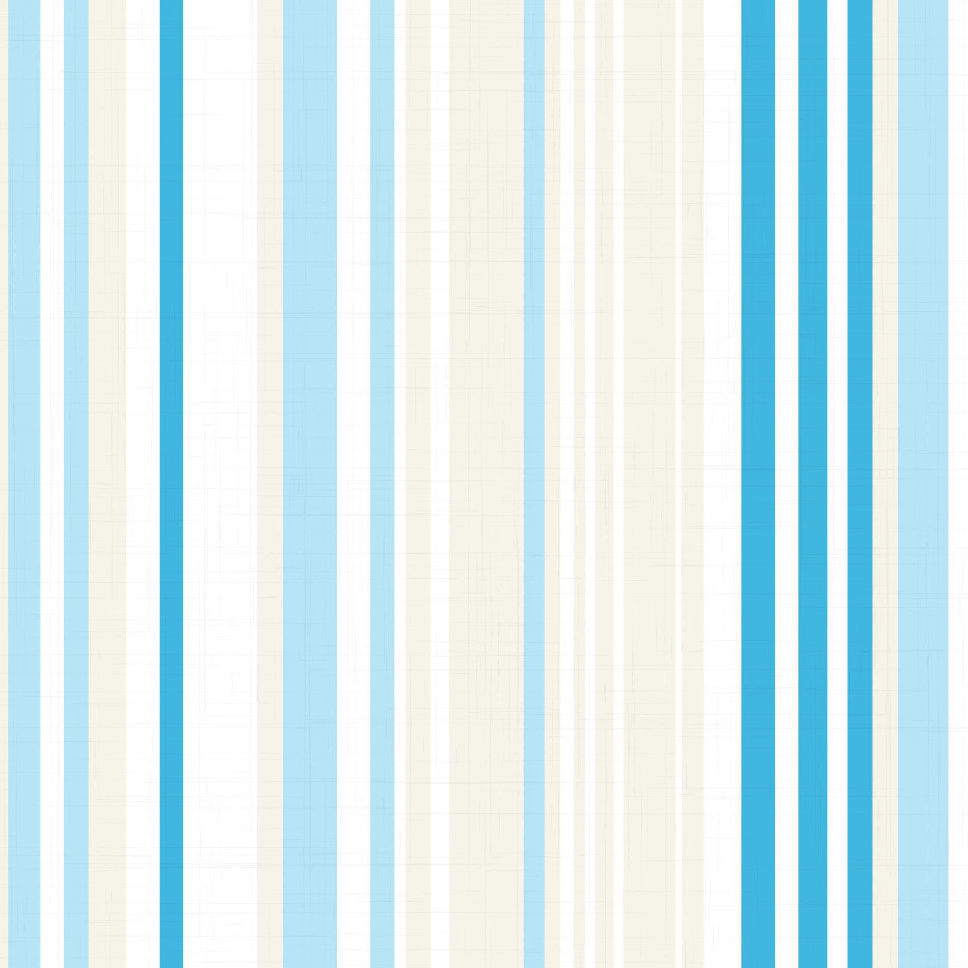 Papel de Parede Adesivo Listrado Azul e Marfim