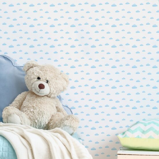 Papel de Parede Infantil Nuvens 2,70×0,57m