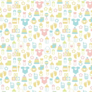 Papel de Parede Infantil Texturizado Baby
