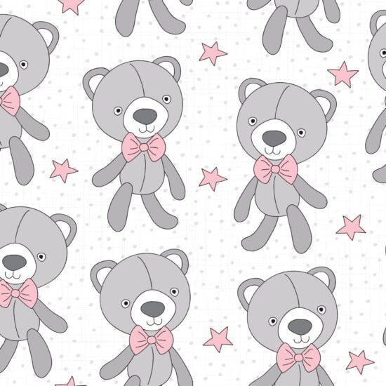 Papel de Parede Ursinhos Infantil Adesivo 2,70×0,57m Papel de Parede Ursinhos Infantil Adesivo 2,70×0,57m