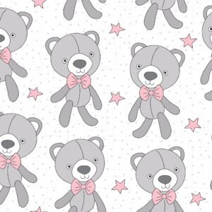 Papel de Parede Ursinhos Infantil