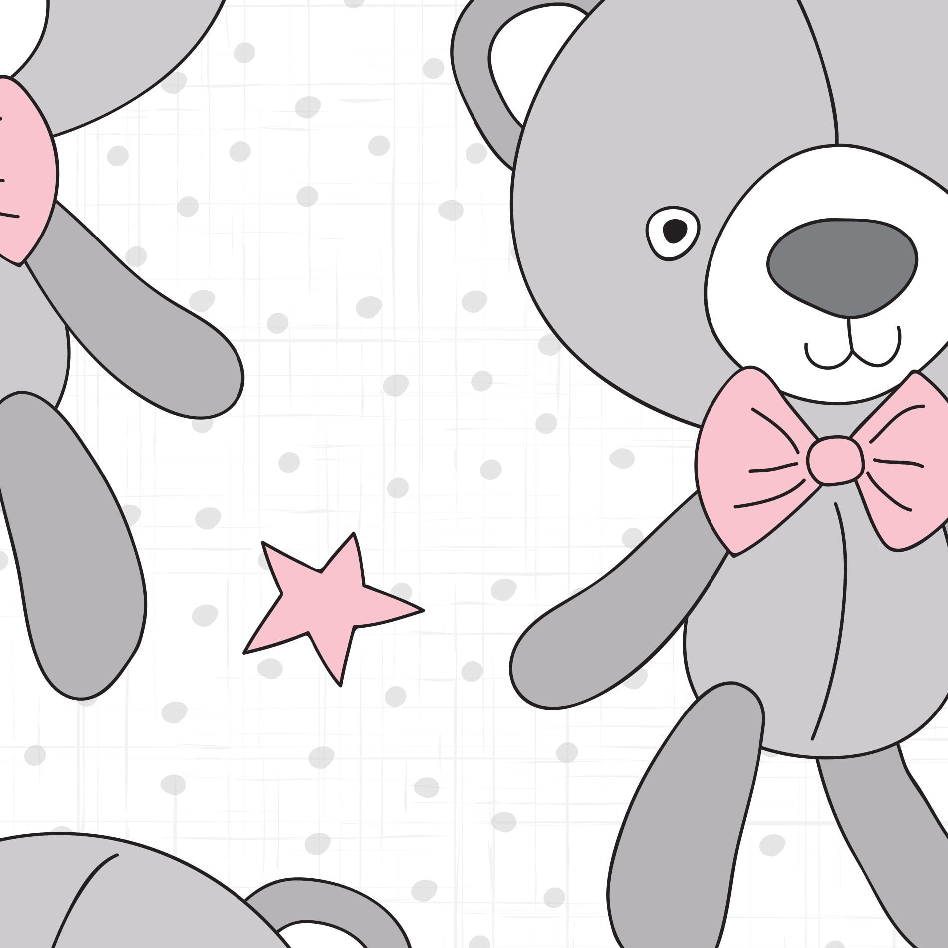 Papel de Parede Ursinhos Infantil