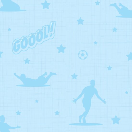 Papel de Parede Infantil Futebol Gol 2,70×0,57m