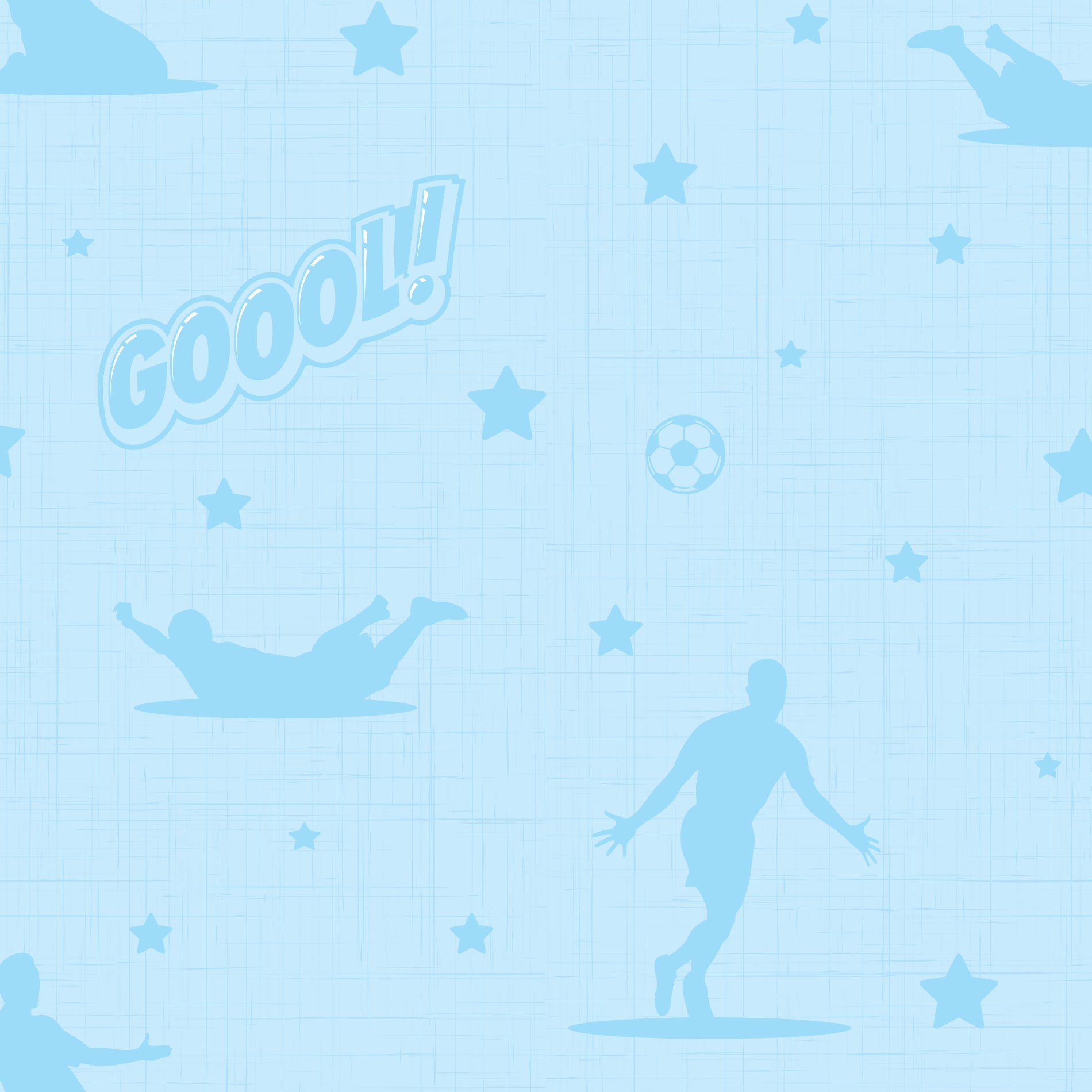 Papel de Parede Infantil Futebol Gol 