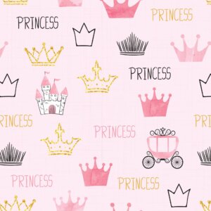 Papel de Parede Infantil Princesa