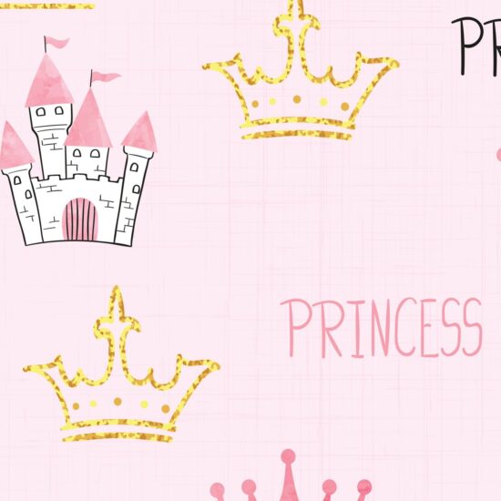 Papel de Parede Infantil Princesa 2,70×0,57m