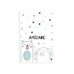 Placa Decorativa MDF Animais Amigos Urso 30x40cm