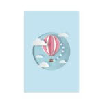 Placa Decorativa Balão Praia Infantil 20x30cm