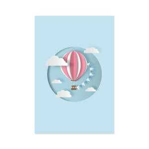 Placa Decorativa Balão Praia Infantil 20x30cm,Placa Decorativa Balão Praia Infantil 20x30cm