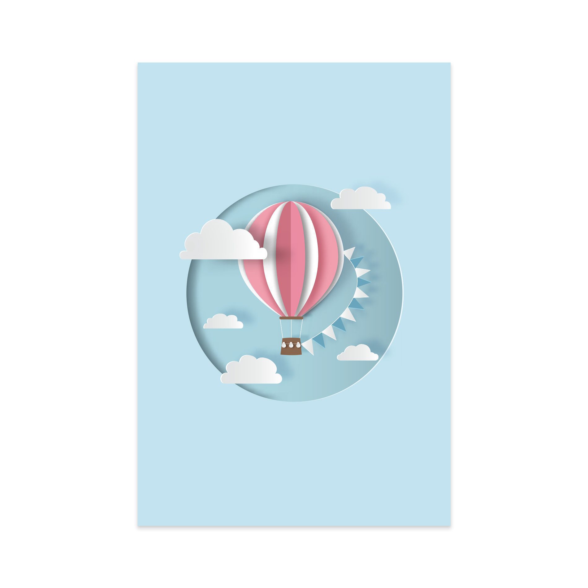 Placa Decorativa Balão Praia Infantil 20x30cm,Placa Decorativa Balão Praia Infantil 20x30cm