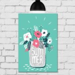 Placa Decorativa MDF Summer Time 30x40
