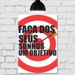 Placa Decorativa MDF Objetivo