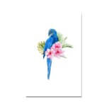 Placa Decorativa MDF Arara Aquarela