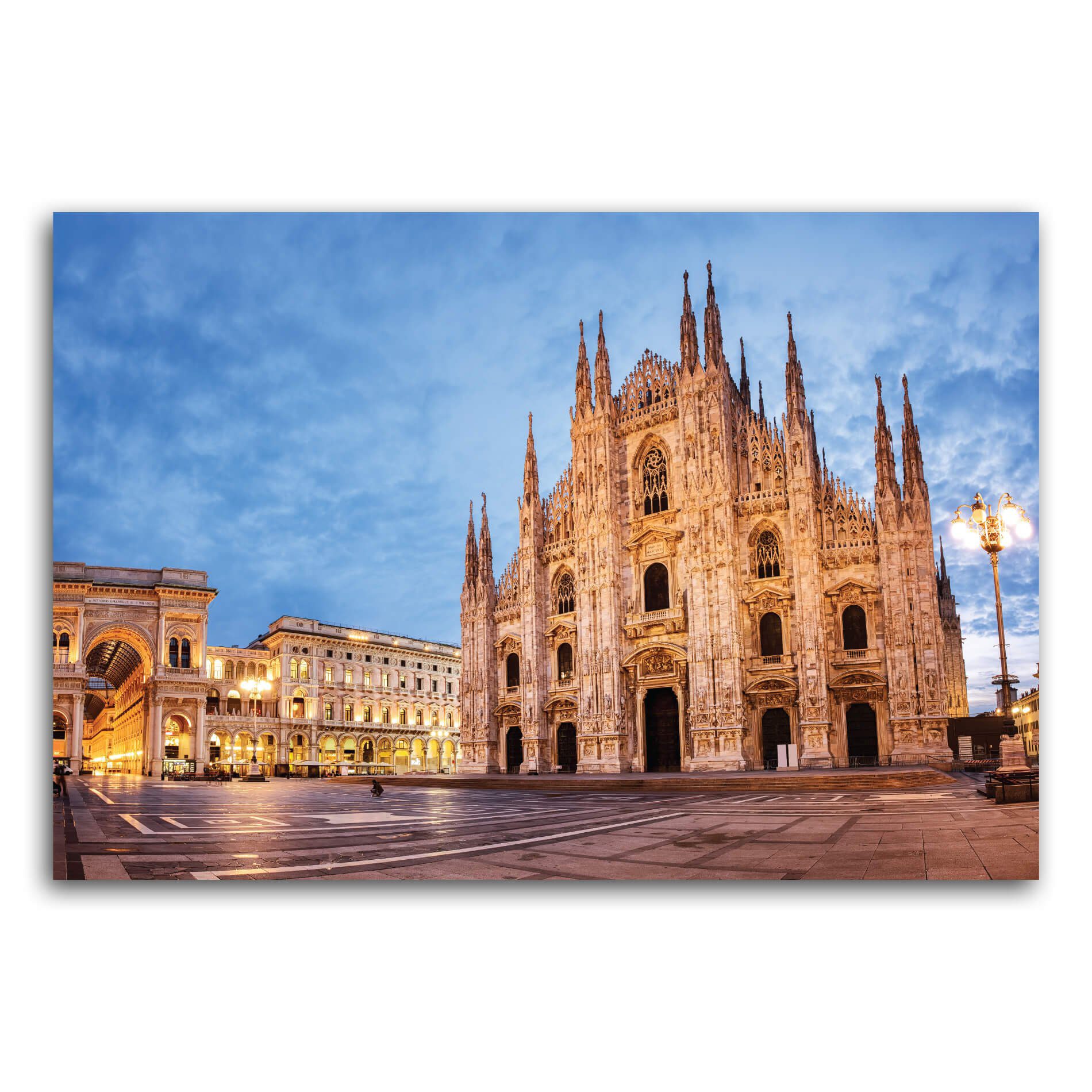 Placa Decorativa MDF Itália Catedral de Milão 