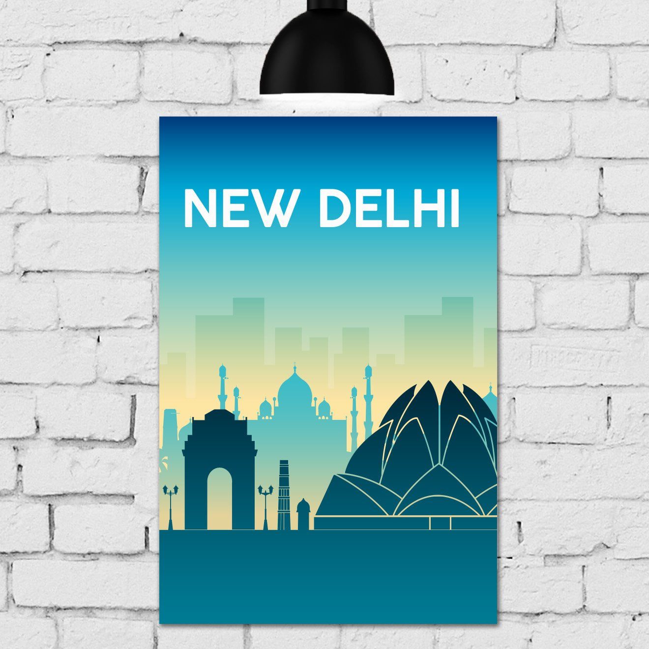 Placa Decorativa MDF Nova Delhi