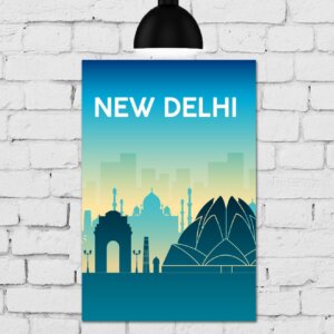 Placa Decorativa MDF Nova Delhi