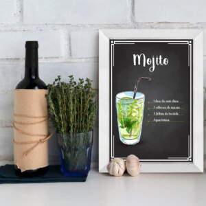 Quadro Decorativo Bebida Mojito