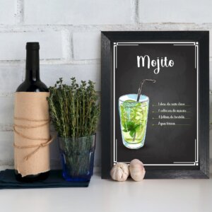 Quadro Decorativo Bebida Mojito