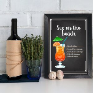 Quadro Bebida Sex on the Beach
