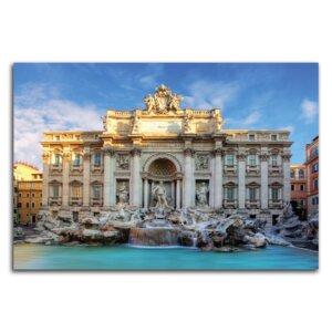 Placa Decorativa MDF Itália Roma Viagem