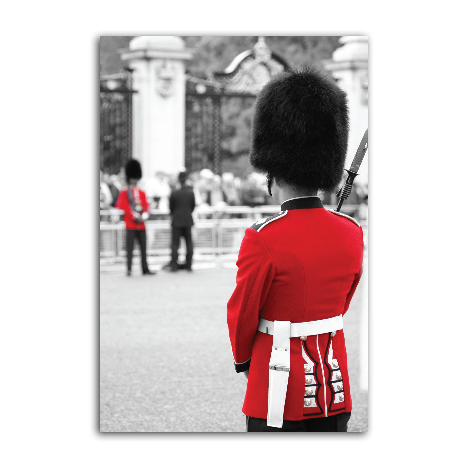 Placa Decorativa Londres MDF Guarda 30x40cm