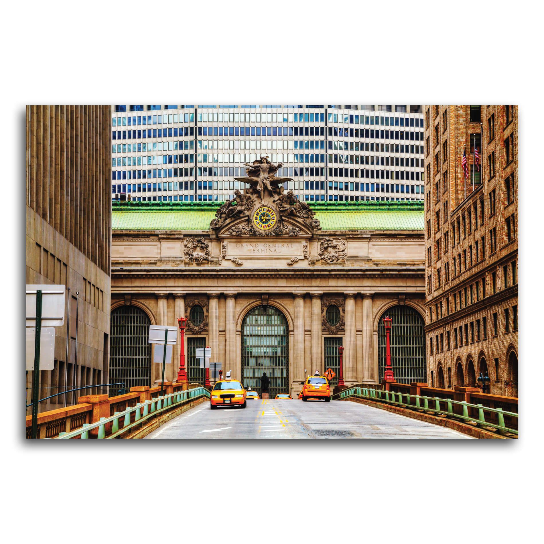Placa Decorativa Foto New York Grand Central