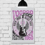 Placa Decorativa MDF Rock Festival