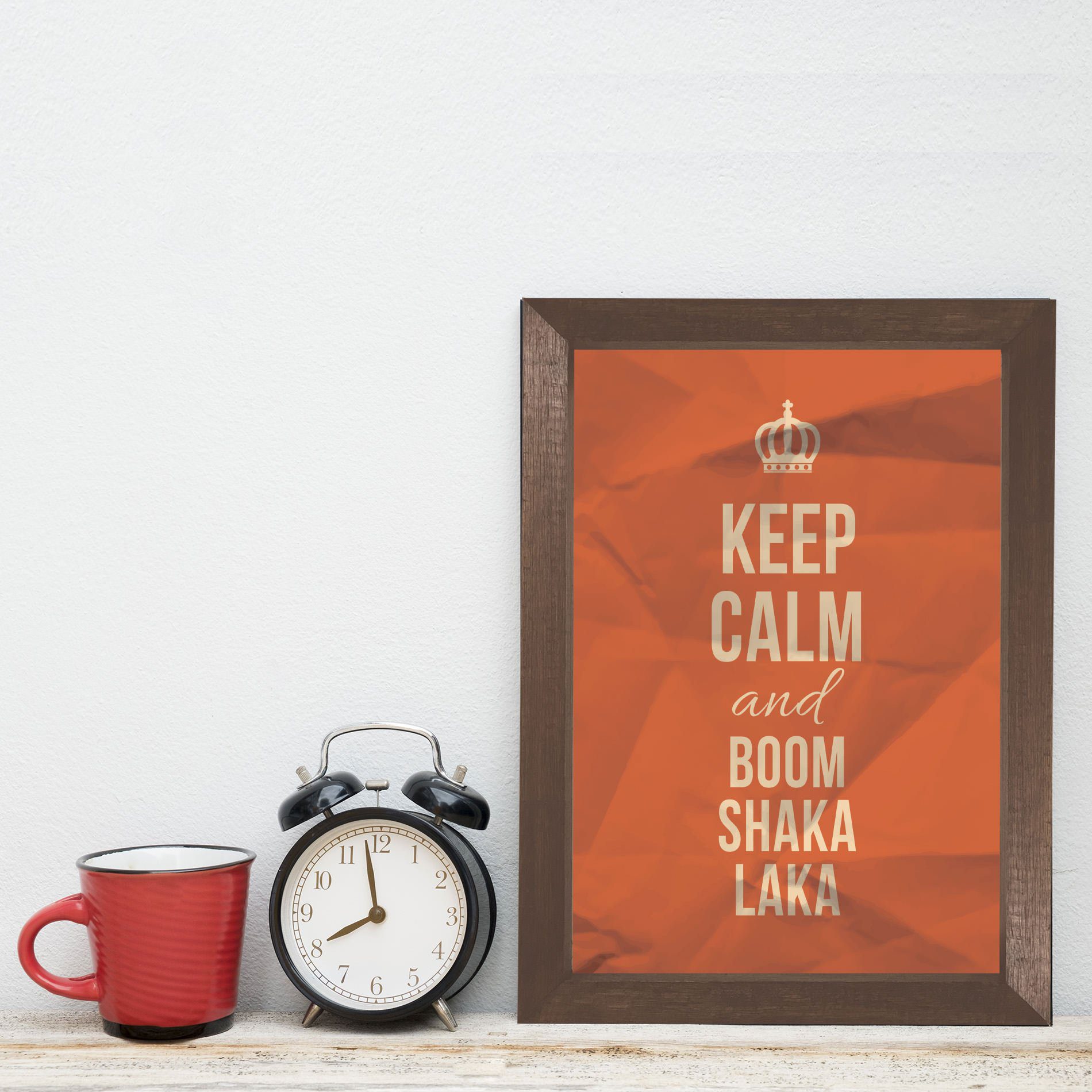 Quadro VFrase Keep Calm