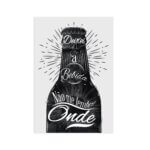 Placa Decorativa Frase Boteco Garrafa 30x40cm