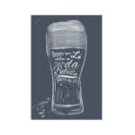 Placa Decorativa Frase Boteco Males 30x40cm