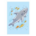 Placa Decorativa Infantil Shark Tubarão 30x40cm