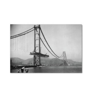 Placa Decorativa MDF Foto Construção Golden Gate