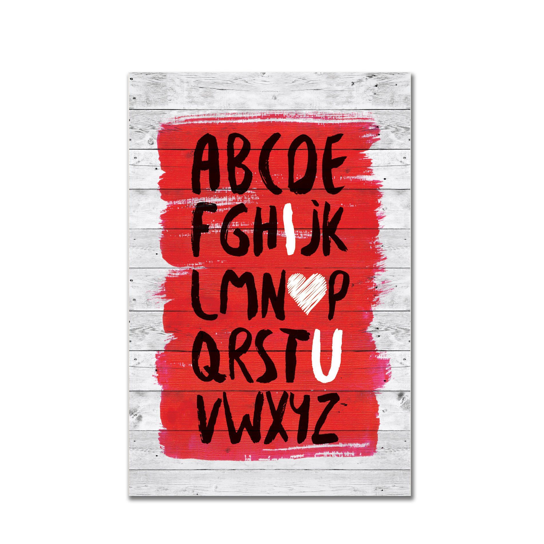 Placa Decorativa MDF I Love You