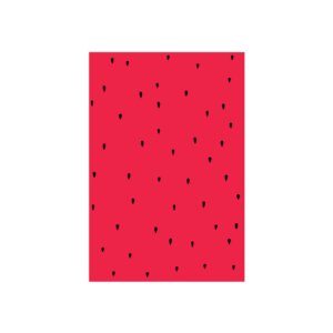 Placa Decorativa MDF Sementes Melancia 30x40cm