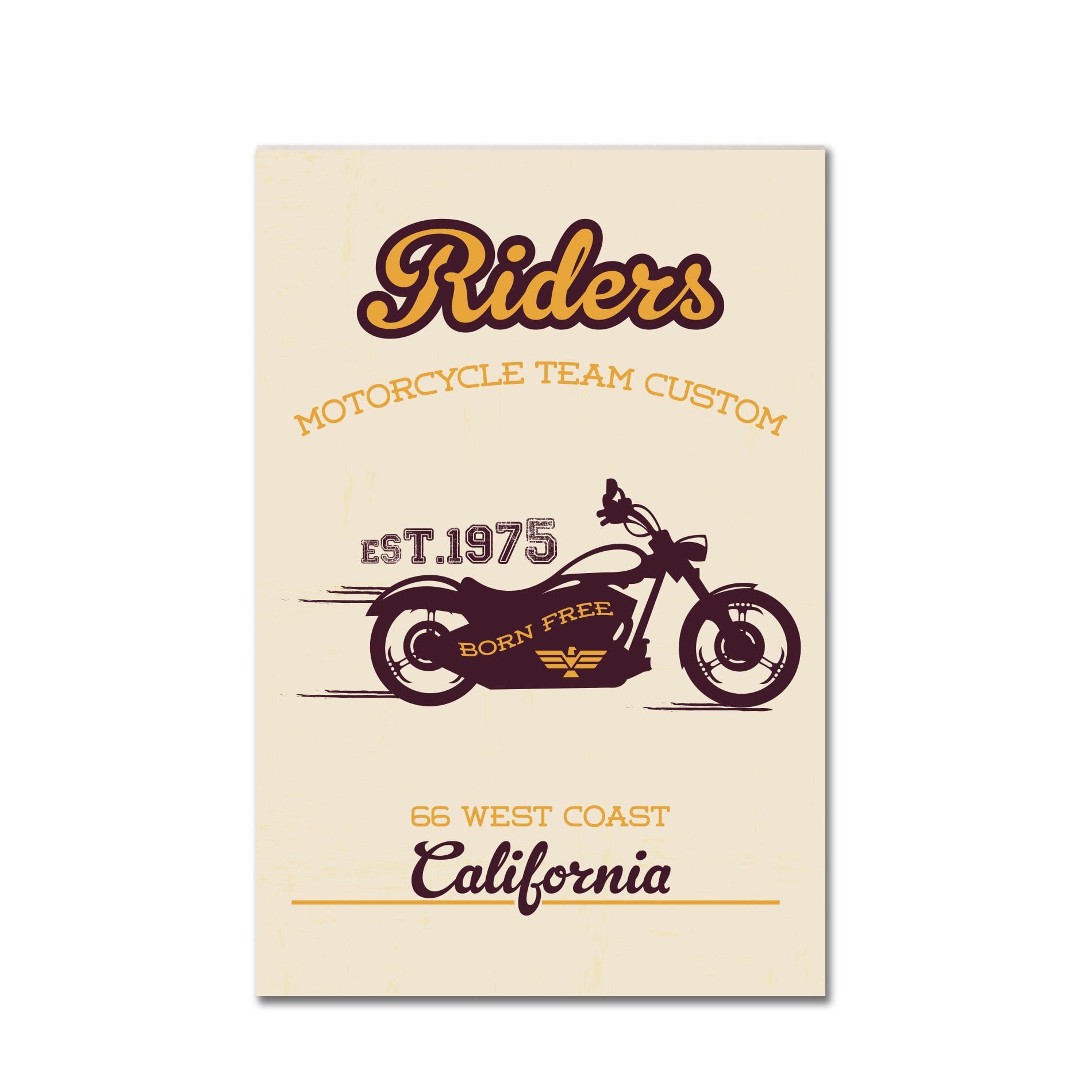 Placa Decorativa MDF Vintage Moto Riders