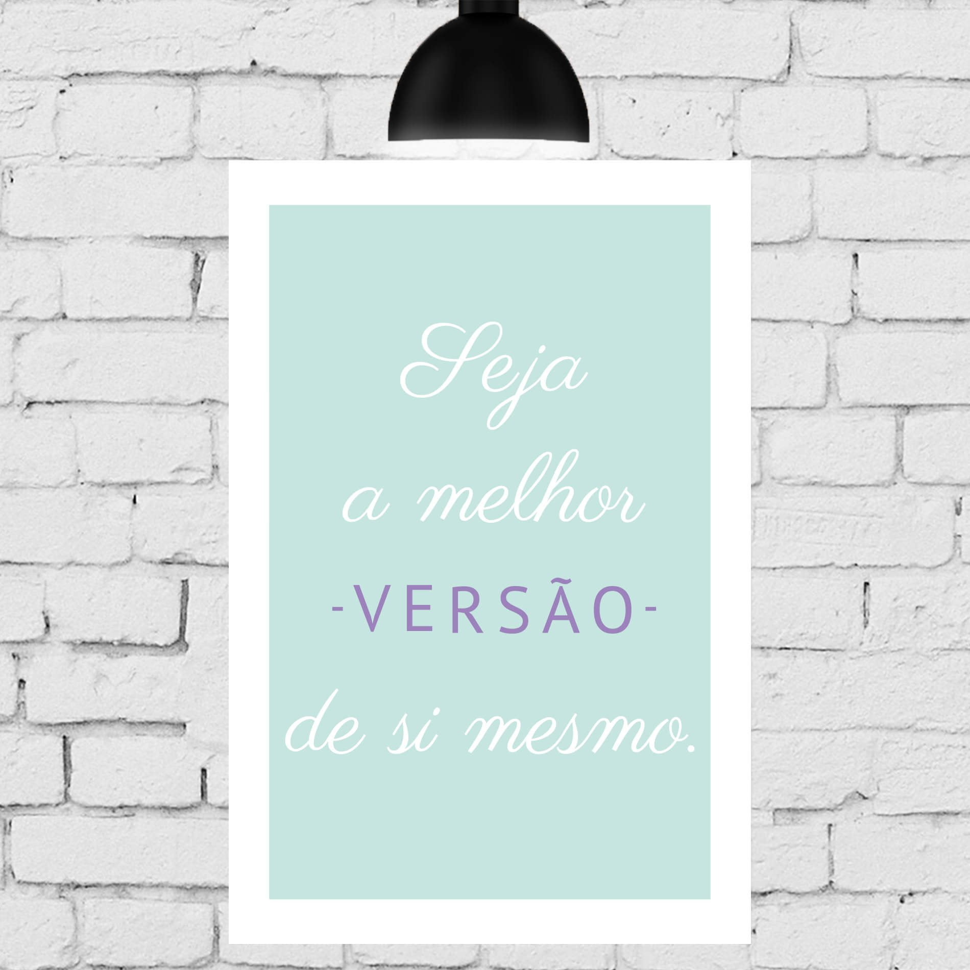 Placa Decorativa MDF Seja