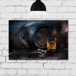 Placa Decorativa MDF Whisky