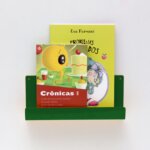 Organizador Porta Livros e Revisteiro de Parede Infantil Verde