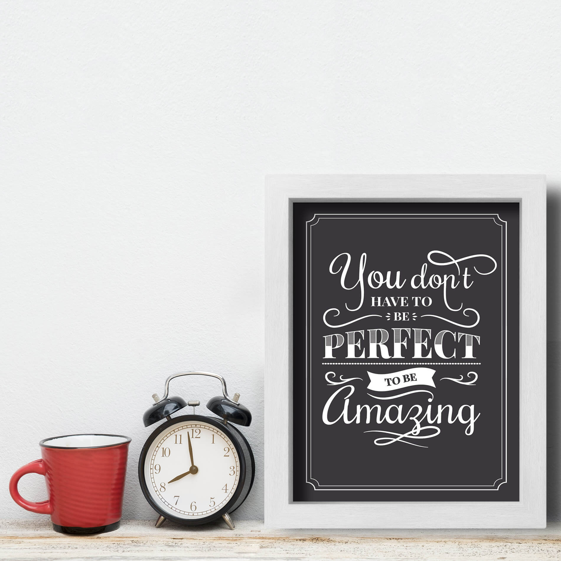 Quadro Vintage Frase Be Amazing