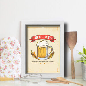 Quadro Cozinha Cerveja Drink Cold