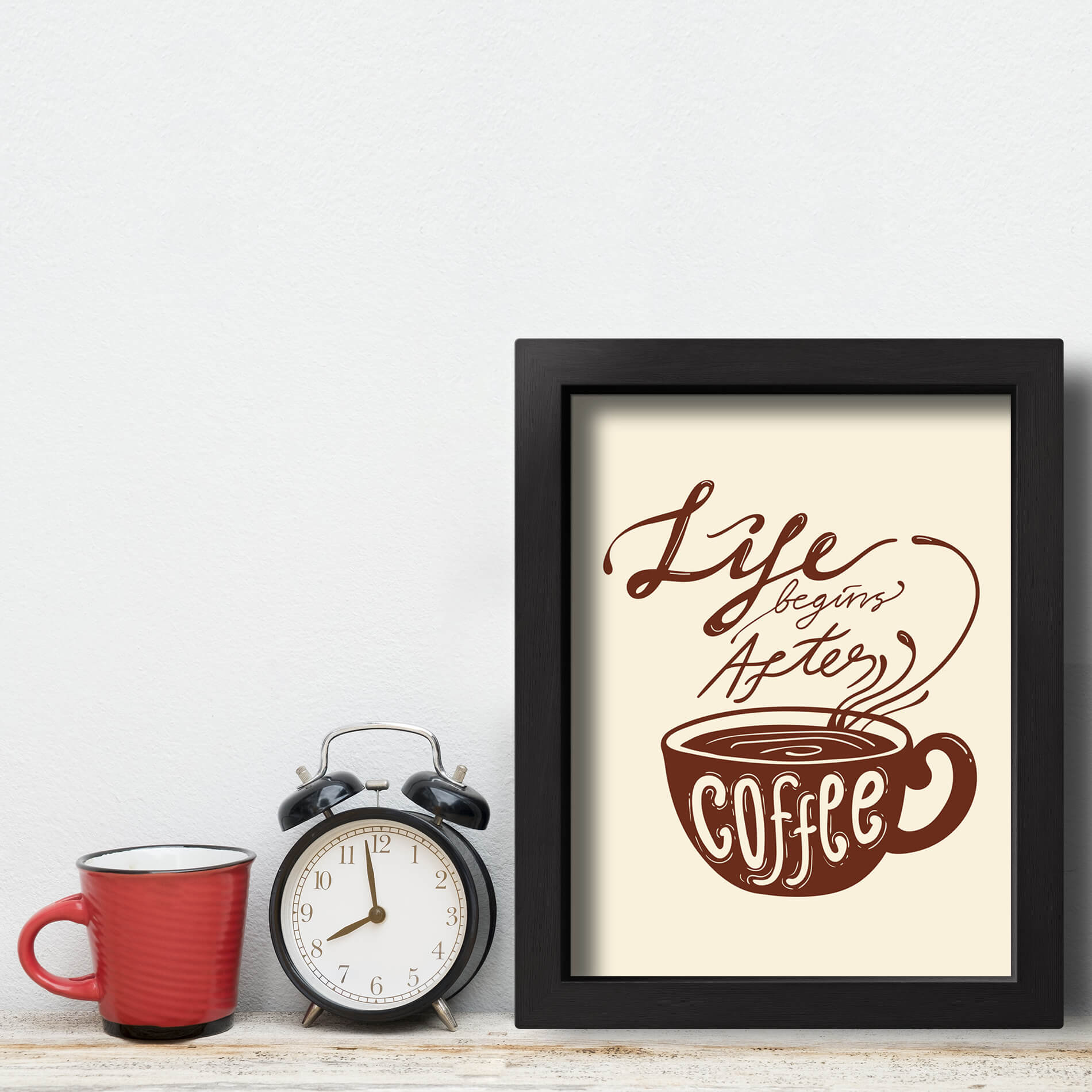 Quadro Cozinha Frase Café After Coffee