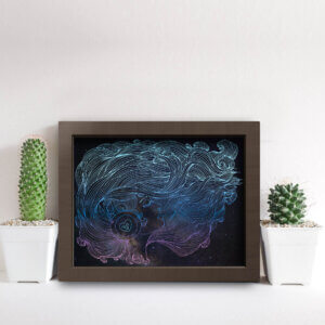 Quadro Decorativo Música Garota