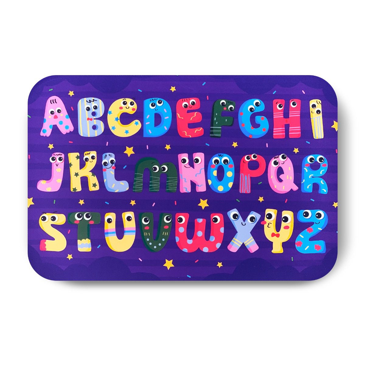 Tapete Infantil Alfabeto Kids Colorido 40x60cm