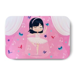 Tapete Infantil Menina Bailarina Japonesa 40x60cm
