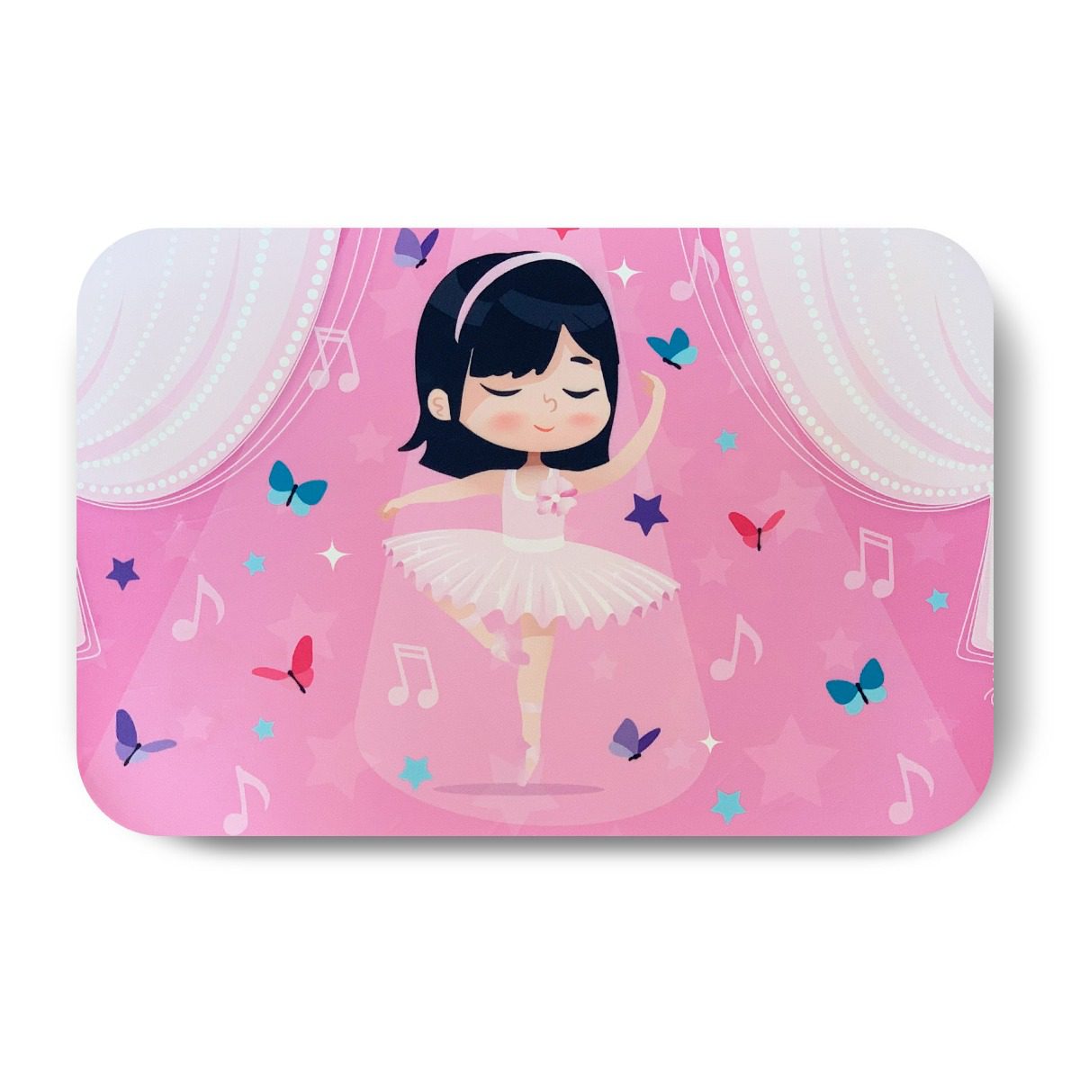 Tapete Infantil Menina Bailarina Japonesa 40x60cm